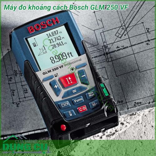 Máy đo khoảng cách Bosch GLM 250 VF được thiết kế chuyên nghiệp với kích thước chuẩn, nhỏ gọn, vỏ chắc chắn với các góc cạnh được bọc cao su mềm. chống va đập. Kiểu dáng khép kín với thành phần cấu tạo là các nguyên vật liệu siêu bền cho độ bền tối đa.
