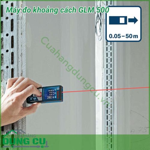 Máy đo khoảng cách Bosch GLM 500 có kích thước nhỏ gọn, bỏ vừa túi áo rất tiện lợi trong quá trình sử dụng. Vỏ máy bằng nhựa, bọc cao su mềm chống va đập tốt. Sản phẩm thiết kế đạt tiêu chuẩn IP54 chống nước, chống bụi tốt.