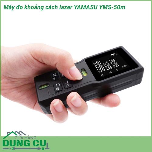 Máy đo khoảng cách lazer YAMASU YMS-50M với thiết kế có kiểu dáng nhỏ gọn, trọng lượng nhẹ, không chiếm nhiều diện tích khi mang theo sử dụng. Ngoài ra với lớp vỏ ngoài được làm bằng cao su chống va đập tốt, độ bền cao.