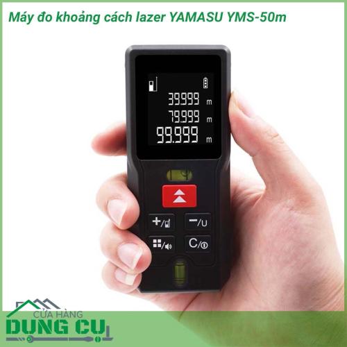 Máy đo khoảng cách lazer YAMASU YMS-50M với thiết kế có kiểu dáng nhỏ gọn, trọng lượng nhẹ, không chiếm nhiều diện tích khi mang theo sử dụng. Ngoài ra với lớp vỏ ngoài được làm bằng cao su chống va đập tốt, độ bền cao.