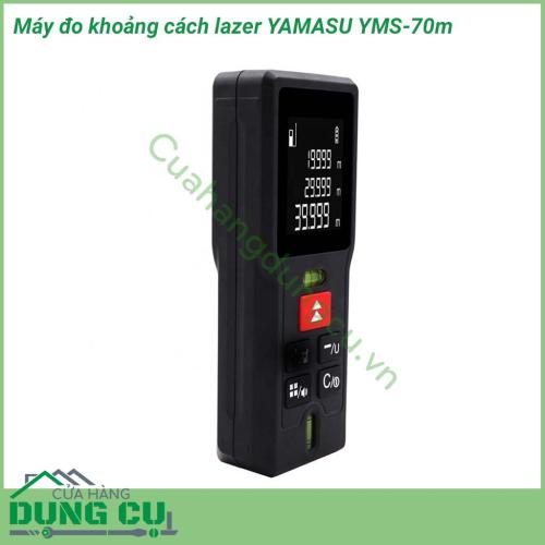 Máy đo khoảng cách lazer YAMASU YMS-70M với thiết kế có kiểu dáng nhỏ gọn, trọng lượng nhẹ, không chiếm nhiều diện tích khi mang theo sử dụng. Ngoài ra với lớp vỏ ngoài được làm bằng cao su chống va đập tốt, độ bền cao.