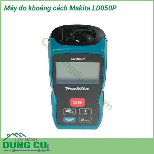 Máy đo khoảng cách Makita LD050P được làm từ chất liệu cao cấp, kích thước nhỏ gọn, tiện dụng. Màn hình cảm biến ánh sáng, khả năng tính toán chính xác tuyệt đối. Các phím được bố trí cân đối, dễ dàng sử dụng. Máy hoạt động chính xác và có độ bền cao