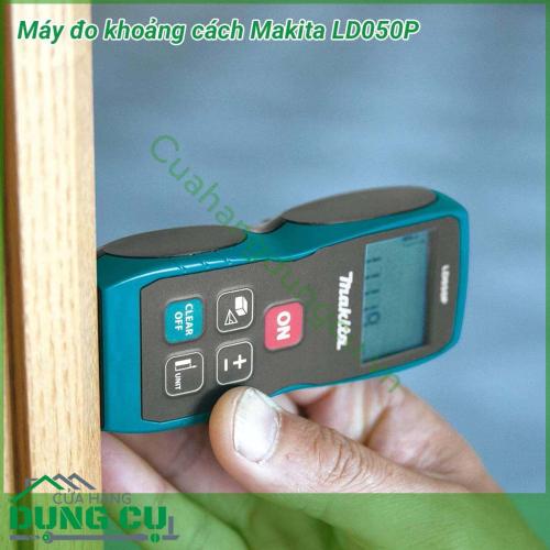 Máy đo khoảng cách Makita LD050P được làm từ chất liệu cao cấp, kích thước nhỏ gọn, tiện dụng. Màn hình cảm biến ánh sáng, khả năng tính toán chính xác tuyệt đối. Các phím được bố trí cân đối, dễ dàng sử dụng. Máy hoạt động chính xác và có độ bền cao