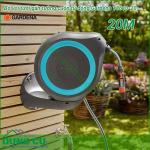 Bộ vòi tưới gắn tường cuộn tự động 20M Gardena 18610-20