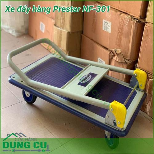 Xe đẩy hàng 4 bánh Prestar NF-301 được làm từ thép cao cấp nên cho độ chắc chắn và độ bền cao. Bánh xe chắc chắn, dễ dàng di chuyển trên mọi địa hình. Tải trọng lớn tối đa 300 kg giúp bạn di chuyển được một lượng hàng hóa lớn trong mỗi lần vận chuyển.