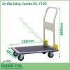 Xe đẩy hàng đa năng Jumbo HL-110C thiết kế các chi tiết thân thiện, xe có kiểu dáng hiện đại, kiên cố, giúp người dùng sử dụng dễ dàng. Sàn xe làm bằng thép không gỉ, độ bền cao, có thể chịu được tải trọng lên đến 170kg.