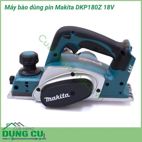 Máy bào dùng pin Makita DKP180Z được thiết kế từ chất liệu cao cấp, cho động cơ bền bỉ cùng khả năng hoạt động ổn định. Vỏ ngoài của máy được làm từ nhựa tổng hợp cho khả năng chống chịu va đập tốt. Thiết kế kiểu dáng nhỏ gọn, tay cầm chống trơn trượt