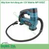 Máy bơm hơi dùng pin 12V Makita MP100DZ thiết kế gọn nhẹ với khả năng bơm tối đa lên tới 10L/ phút. Máy nhẹ, rất tiện lợi mang theo trong những chuyến đi. Thân máy có đồng hồ điện tử thông báo, có đèn chiếu sáng, sử dụng khi thiếu ánh sáng.