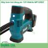 Máy bơm hơi dùng pin 12V Makita MP100DZ thiết kế gọn nhẹ với khả năng bơm tối đa lên tới 10L/ phút. Máy nhẹ, rất tiện lợi mang theo trong những chuyến đi. Thân máy có đồng hồ điện tử thông báo, có đèn chiếu sáng, sử dụng khi thiếu ánh sáng.