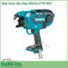 Máy buộc dây thép dùng pin Makita DTR180Z có công suất 340W, có độ tương thích với dây thép có đường kính 0.8mm, cốt thép D10xD10 - (D13x2) x (D13x2). Máy hoạt động mạnh mẽ đem lại hiệu quả cao trong công việc.