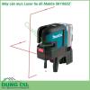 Máy cân mực laser tia đỏ Makita SK106DZ phát 2 tia laser đỏ, hoạt động bằng pin 12Vmax. Máy thiết kế nhỏ gọn, trọng lượng nhẹ dễ dàng mang theo sử dụng. Máy cung cấp đường đo rõ ràng, xác định điểm cân bằng nhanh, cho hiệu quả công việc cao