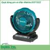 Quạt dùng pin và điện Makita DCF102Z thiết kế nhỏ gọn, kiểu dáng hiện đại, dễ sử dụng. Quạt được thiết kế tay cầm thông minh tiện dụng. Vỏ ngoài bằng nhựa tổng hợp chịu lực tốt, chống biến dạng khi bị tác động mạnh.