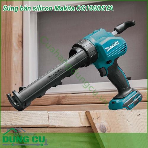 Súng bắn silicon dùng pin Makita CG100DSYA có thiết kế nhỏ gọn, kiểu dạng hiện đại dễ dàng sử dụng. Sử dụng pin 12V công nghệ sạc CXT cho khả năng nạp điện tối ưu. Súng thao tác dễ dàng, đem lại hiệu quả cao trong công việc