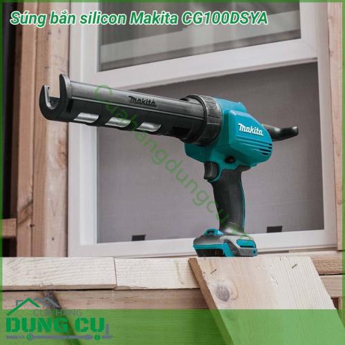 Súng bắn silicon dùng pin Makita CG100DSYA có thiết kế nhỏ gọn, kiểu dạng hiện đại dễ dàng sử dụng. Sử dụng pin 12V công nghệ sạc CXT cho khả năng nạp điện tối ưu. Súng thao tác dễ dàng, đem lại hiệu quả cao trong công việc