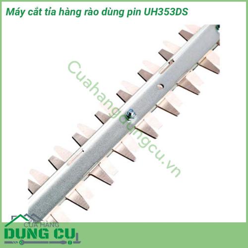 Máy cắt tỉa hàng rào dùng pin Makita UH353DS dụng cụ không thể thiếu khi tỉa hàng rào, làm vườn chuyên nghiệp...có thiết kế tiêu chuẩn với công suất mạnh mẽ cùng lưỡi cắt sắc bén, giúp bạn thực hiện công việc được nhanh chóng với hiệu suất tối đa