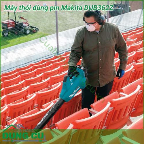 Máy thổi dùng pin Makita DUB362Z máy vận hành êm ái nhẹ nhàng và sở hữu các công nghệ vượt trội của Makita . Ngoài ra trọng lượng nhẹ nhàng nên dễ dàng cầm máy trên tay và làm sạch không gian sân vườn nhà bạn