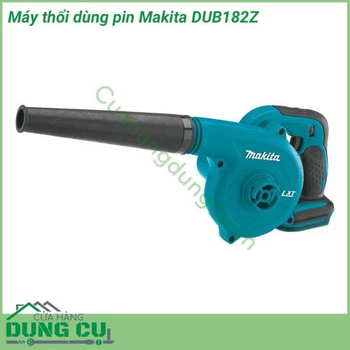 Máy thổi đa năng Makita DUB182Z có thiết kế nhỏ nhắn và chắc chắn, mang lại hiệu quả làm việc cao. Vỏ ngoài của máy được làm bằng nhựa tổng hợp chịu lực tốt. Máy sẽ là trợ thủ đắc lực giúp bạn tiết kiệm thời gian, công sức tối đa trong mọi công việc.