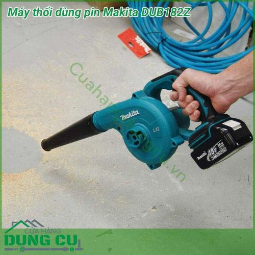 Máy thổi đa năng Makita DUB182Z có thiết kế nhỏ nhắn và chắc chắn, mang lại hiệu quả làm việc cao. Vỏ ngoài của máy được làm bằng nhựa tổng hợp chịu lực tốt. Máy sẽ là trợ thủ đắc lực giúp bạn tiết kiệm thời gian, công sức tối đa trong mọi công việc.