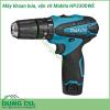  Máy khoan búa, vặn vít dùng pin Makita HP330DWE được thiết kế từ chất liệu cao cấp nên sở hữu độ rắn chắc tuyệt đối, chịu lực tốt, chống chịu được sự mài mòn, biến dạng khi bị tác động mạnh trong suốt quá trình sử dụng giúp bạn yên tâm sử dụng