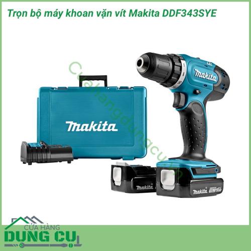 Máy khoan, vặn vít dùng pin Makita DDF343SYE được chế tạo từ vật liệu chất lượng cao, chống chịu được sự mài mòn trong suốt quá trình sử dụng. Máy có vỏ ngoài bằng nhựa tổng hợp chịu lực tốt, chống biến dạng khi bị tác động mạnh, giúp bạn yên tâm sử dụng