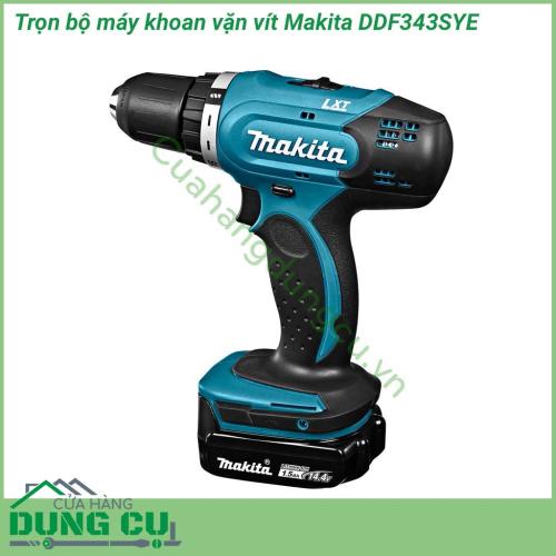 Máy khoan, vặn vít dùng pin Makita DDF343SYE được chế tạo từ vật liệu chất lượng cao, chống chịu được sự mài mòn trong suốt quá trình sử dụng. Máy có vỏ ngoài bằng nhựa tổng hợp chịu lực tốt, chống biến dạng khi bị tác động mạnh, giúp bạn yên tâm sử dụng