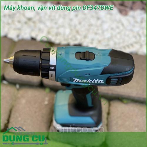 Máy khoan, vặn vít dùng pin Makita DF347DWE được thiết kế từ chất liệu cao cấp rắn chắc tuyệt đối, chịu nhiệt tối ưu. Vỏ ngoài được làm bằng nhựa tổng hợp chịu lực tốt, khả năng chống gỉ sét mang đến cho người dùng sản phẩm có tuổi thọ cao.