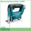 Máy cưa lọng chạy pin Makita JV100DZ có thiết kế nhỏ gọn, trọng lượng nhẹ, có thể cắt chính xác các chi tiết nhỏ trên nhiều loại vật liệu với các loại lưỡi cưa khác nhau: gỗ, ván ép, nhựa , kim loại mỏng... Sản phẩm có độ bền bỉ cao, không bị mài mòn