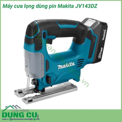 Máy cưa lọng dùng pin Makita JV143DZ nhỏ gọn, được sản xuất từ chất liệu cao cấp, tạo độ rắn chắc, bền bỉ, có khả năng chịu lực cao không bị biến dạng khi bị va chạm. Lưỡi cưa sắc bén giúp việc cưa các tấm gỗ, kim loại… trở nên nhanh chóng và hiệu quả.