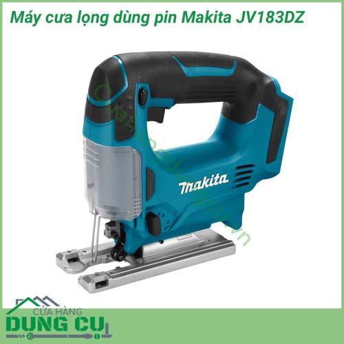 Máy cưa lọng dùng pin Makita JV183DZ được làm từ chất liệu cao cấp, có độ rắn chắc tuyệt đối, chịu nhiệt tối ưu, chống được sự mài mòn. Lưỡi cưa sắc bén cùng khả năng hoạt động mạnh mẽ giúp việc cưa các tấm gỗ, kim loại... trở nên nhanh chóng và hiệu quả.