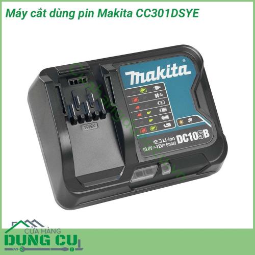 Máy cắt đa năng dùng pin Makita CC301DSYE với kích thước nhỏ gọn và thiết kế hiện đại. Sở hữu lưỡi cắt kim cương và bình nước có dung tích 0,5 lít hỗ trợ cho quá trình cắt vật liệu vừa nhanh lại đảm bảo bụi bẩn.