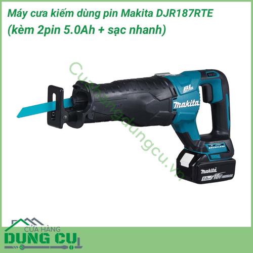 Máy cưa kiếm dùng pin Makita DJR187RTE  được thiết kế vô cùng nhỏ gọn, với trọng lượng 3.4 kg, công suất mạnh mẽ. Chất liệu nhựa cao cấp được bao bọc xung quanh thân máy để bảo về máy khỏi mọi sự va đập, rơi vỡ.