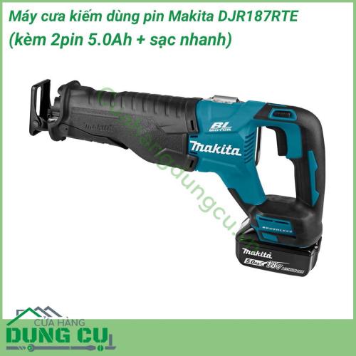 Máy cưa kiếm dùng pin Makita DJR187RTE được thiết kế vô cùng nhỏ gọn, với trọng lượng 3.4 kg, công suất mạnh mẽ. Chất liệu nhựa cao cấp được bao bọc xung quanh thân máy để bảo về máy khỏi mọi sự va đập, rơi vỡ.