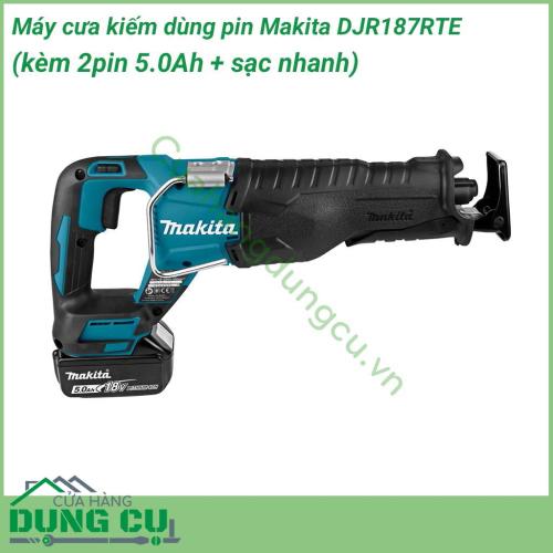 Máy cưa kiếm dùng pin Makita DJR187RTE được thiết kế vô cùng nhỏ gọn, với trọng lượng 3.4 kg, công suất mạnh mẽ. Chất liệu nhựa cao cấp được bao bọc xung quanh thân máy để bảo về máy khỏi mọi sự va đập, rơi vỡ.