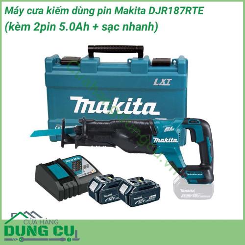 Máy cưa kiếm dùng pin Makita DJR187RTE được thiết kế vô cùng nhỏ gọn, với trọng lượng 3.4 kg, công suất mạnh mẽ. Chất liệu nhựa cao cấp được bao bọc xung quanh thân máy để bảo về máy khỏi mọi sự va đập, rơi vỡ.