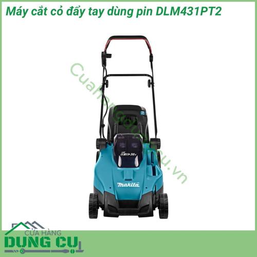 Máy cắt cỏ đẩy tay dùng pin Makita DLM431PT2 có độ bền cao nhờ được làm từ vật liệu cao cấp và động cơ hoạt động ổn định. Kiểu dáng gọn nhẹ, dễ dàng cầm nắm. Máy vận hành êm, ít tiếng ồn nên không gây ảnh hưởng đến môi trường xung quanh. 