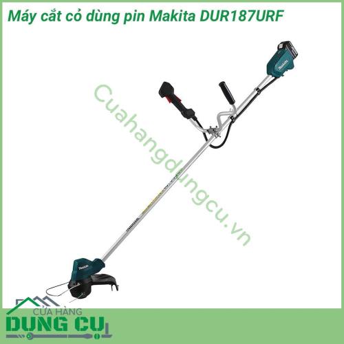 Máy cắt cỏ dùng pin Makita DUR187URF dụng cụ dùng pin được làm từ chất liệu cao cấp, rắn chắc, lưỡi cắt sắc bén. Vỏ máy được làm từ nhựa cao cấp, không gỉ sét, có độ bền cao dù hoạt động nhiều trong điều kiện ẩm ướt.