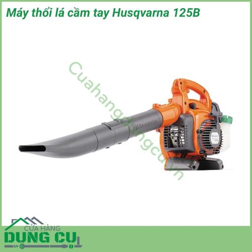 Máy thổi lá cầm tay Husqvarna 125B tiện dụng, máy kết hợp giữa công suất thổi khỏe và thân thiện với người sử dụng. Lý tưởng cho việc sử dụng trong các gia đình. Cân bằng tốt và dễ sử dụng nhờ thiết kế đường thổi khí thẳng.