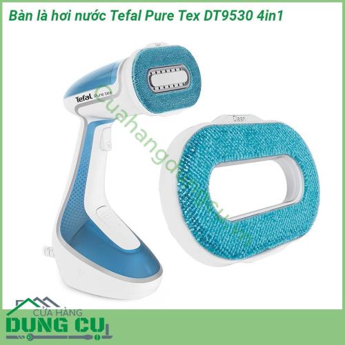 Bàn là hơi nước Tefal Pure Tex DT9530 4in1 với các tính năng sáng tạo và thông minh, bàn là hơi nước Tefal Pure Tex tiêu diệt 99,9% vi rút, vi khuẩn và vi trùng, giúp loại bỏ nếp nhăn theo chuyển động thẳng đứng hiệu quả mà không cần bàn ủi.