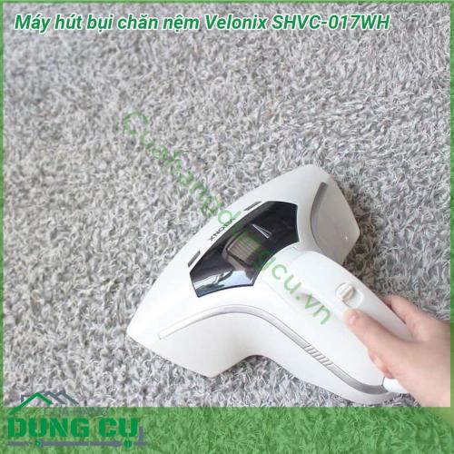 Máy hút bụi diệt khuẩn chăn nệm Velonix SHVC-017WH thiết kế nhỏ gọn, màu sắc thiết kế hiện đại, ổn định và chắc chắn, mang lại cho cả gia đình một giấc ngủ ngon.