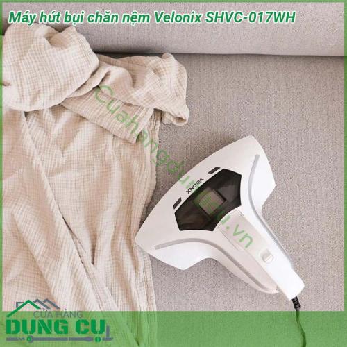 Máy hút bụi diệt khuẩn chăn nệm Velonix SHVC-017WH thiết kế nhỏ gọn, màu sắc thiết kế hiện đại, ổn định và chắc chắn, mang lại cho cả gia đình một giấc ngủ ngon.