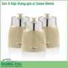 Set 3 hộp đựng gia vị Swan Retro thiết kế thực tế, thời trang và độc đáo của những chiếc hộp này tạo thêm nét phong cách cổ điển thú vị cho bất kỳ căn bếp nào.