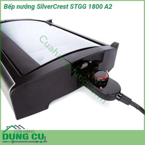 Bếp nướng có nắp chống bắn SilverCrest thiết kế hiện đại và sang trọng có kèm vung kính chống bắn và giúp nướng nhanh chín, khay nướng kết hợp giữa khoang liền và rãnh thích hợp với nhiều loại thực phẩm, có khay hứng mỡ đảm bảo dễ vệ sinh.