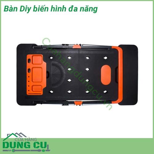 Bàn Diy biến hình đa năng gấp gọn được làm bằng hợp kim nhựa ABS rắn chắc độ bền cao Với bề mặt rộng tải trọng lớn bánh xe di chuyển dễ dàng tay cầm chắc chắn dễ dàng sử dụng