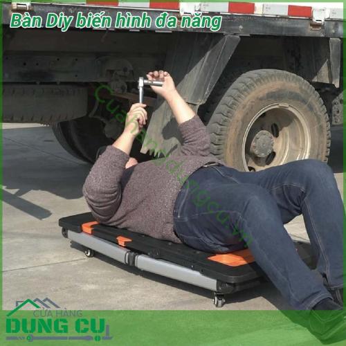 Bàn Diy biến hình đa năng gấp gọn được làm bằng hợp kim nhựa ABS rắn chắc độ bền cao Với bề mặt rộng tải trọng lớn bánh xe di chuyển dễ dàng tay cầm chắc chắn dễ dàng sử dụng