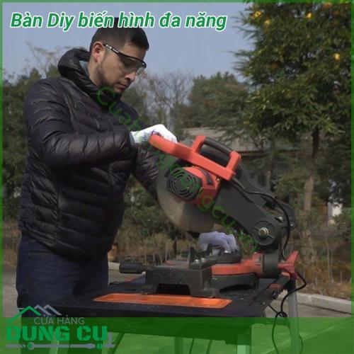 Bàn Diy biến hình đa năng gấp gọn được làm bằng hợp kim nhựa ABS rắn chắc độ bền cao Với bề mặt rộng tải trọng lớn bánh xe di chuyển dễ dàng tay cầm chắc chắn dễ dàng sử dụng