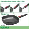 Chảo vuông Woll Diamond Lite Fry Pans 30x26 cm được cấu tạo 5 lớp cho phép phân phối nhiệt hiệu quả công nghệ chống dính kim cương bảo vệ khỏi trầy xước và ăn mòn Tay cầm có thể tháo rời để sử dụng an toàn trong lò nướng lên đến 250 độ