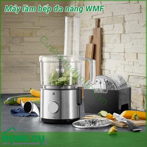 Máy làm bếp đa năng WMF với 20 chức năng có thiết kế hiện đại thông minh tích hợp 20 chức năng xay nghiền cắt băm trộn thực phẩm với kết quả hoàn hảo