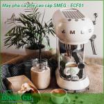 Máy pha cà phê cao cấp SMEG ECF01 thiết kế theo phong cách retro sang trọng và thanh lịch với nhiều chức năng và chỉ trong vòng 5 phút bạn sẽ có ngay 1 ly cafe thơm ngon và nhất là an toàn cho sức khỏe