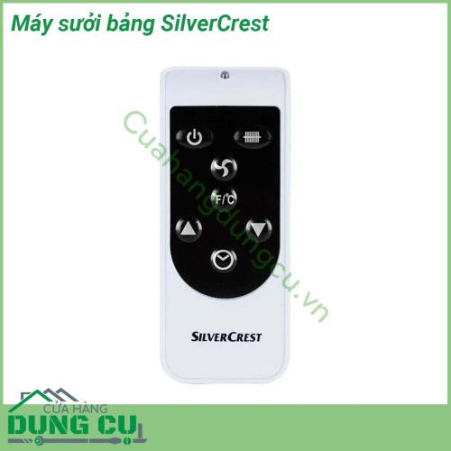 Máy sưởi bảng SilverCrest được thiết kế gọn xinh có thể treo trên tường hoặc dưới đất Máy có công suất mạnh mẽ hoạt động êm ái không gây tiếng ồn