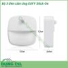 Bộ 3 đèn cảm ứng chiếu sáng Eufy Stick-On trắng ấm cảm biến chuyển động sử dụng cho phòng ngủ phòng tắm nhà bếp hành lang cầu thang tiết kiệm năng lượng thiết kế nhỏ gọn  